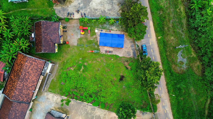 Địa điểm xây dựng "Điểm trường mơ ước" tại xã vùng cao Vĩnh Sơn. Ảnh: Trọng Lợi 484faf8985480f165659.jpg