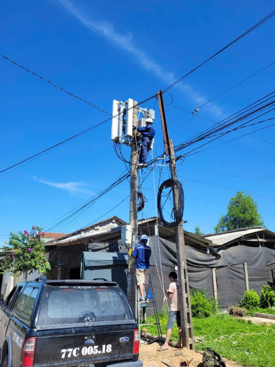 Hạ tầng công nghệ thông tin ngày càng được triển khai rộng khắp ở nhiều xã, phường trong tỉnh. Ảnh: Trọng Lợi tram-b-ts.jpg