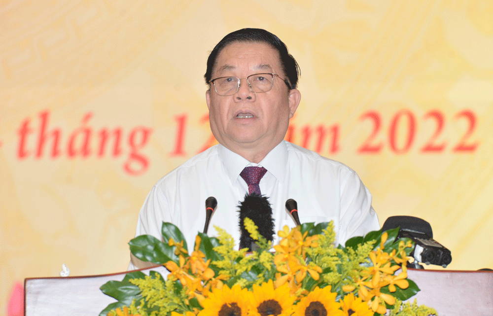 Trưởng ban Tuyên giáo Trung ương Nguyễn Trọng Nghĩa phát biểu tại hội nghị. Ảnh: CAO THĂNG Trưởng ban Tuyên giáo Trung ương Nguyễn Trọng Nghĩa phát biểu tại hội nghị. Ảnh: CAO THĂNG