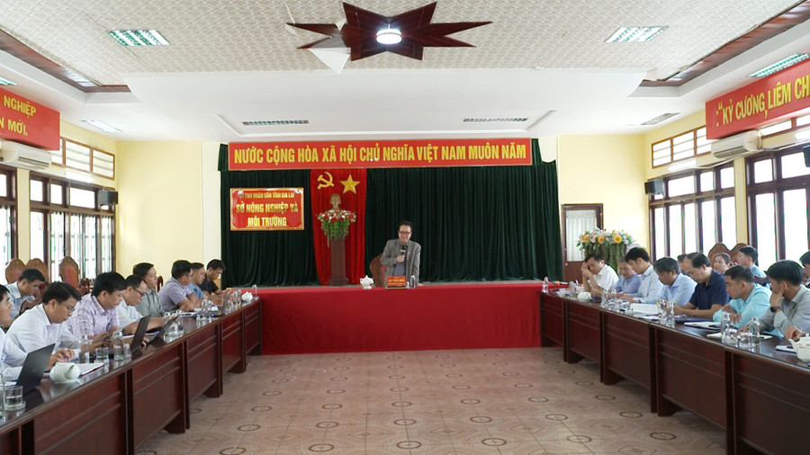 Quang cảnh cuộc họp. Ảnh: Minh Trung so-nn-mt-hop.jpg