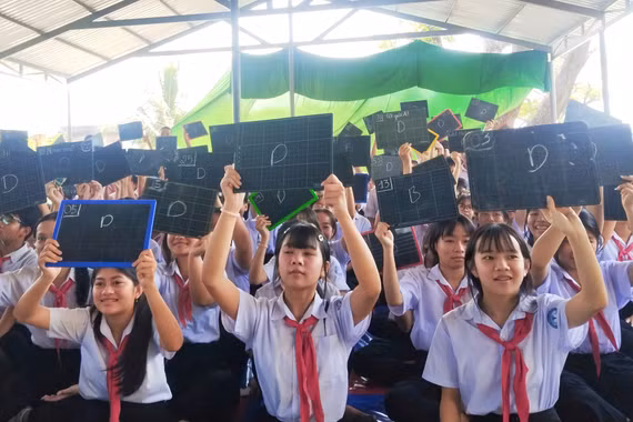 Trang bị kỹ năng phòng, chống bạo lực, xâm hại trẻ em cho học sinh xã An Lương