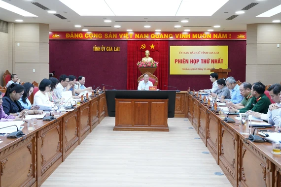 Ủy ban bầu cử tỉnh Gia Lai tổ chức Phiên họp lần thứ nhất 