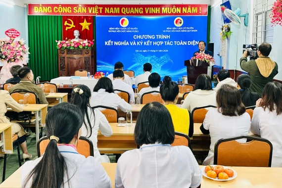 Gia Lai: 2 bệnh viện ký kết hợp tác trong lĩnh vực y học cổ truyền-phục hồi chức năng
