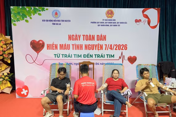 Gia Lai tiếp nhận 288 đơn vị máu an toàn