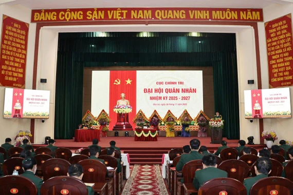 Cục Chính trị Quân đoàn 34 tổ chức Đại hội quân nhân nhiệm kỳ 2025-2027