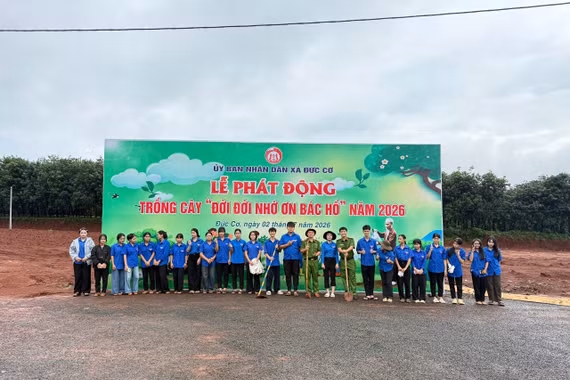 Đức Cơ phấn đấu trồng 34.000 cây xanh
