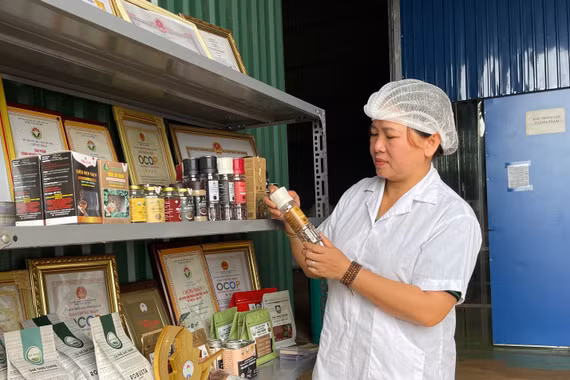 Gia Lai có 2 đơn vị đạt giải thưởng Ngôi sao Hợp tác xã và 4 sản phẩm đạt giải Mai An Tiêm