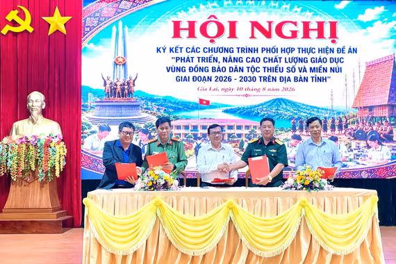 Gia Lai: Ký kết chương trình phối hợp nâng cao chất lượng giáo dục vùng đồng bào DTTS và miền núi