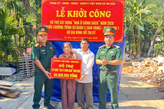 Xã Ân Hảo hỗ trợ xây dựng “Nhà ở chính sách” cho con liệt sĩ 