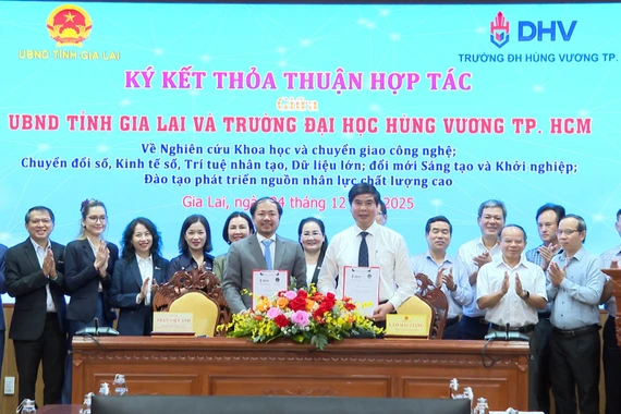 Gia Lai và Trường Đại học Hùng Vương TP. Hồ Chí Minh hợp tác tạo đột phá về chuyển đổi số và kinh tế số.