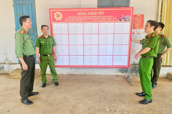 Chủ động bảo đảm an ninh, an toàn phục vụ bầu cử