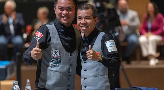 Đánh bại chủ nhà Đức, Quyết Chiến và Thanh Tự vô địch billiards carom thế giới