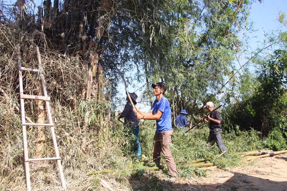 Tăng tốc nạo vét hệ thống tiêu thoát lũ sông Hà Thanh