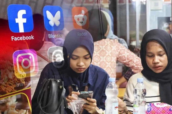 Indonesia cấm trẻ dưới 16 tuổi sử dụng mạng xã hội từ ngày 28-3