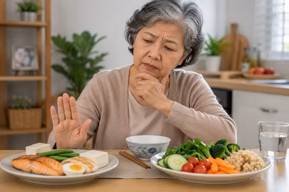 Càng lớn tuổi càng cần chú ý đến chế độ ăn thịt và đạm