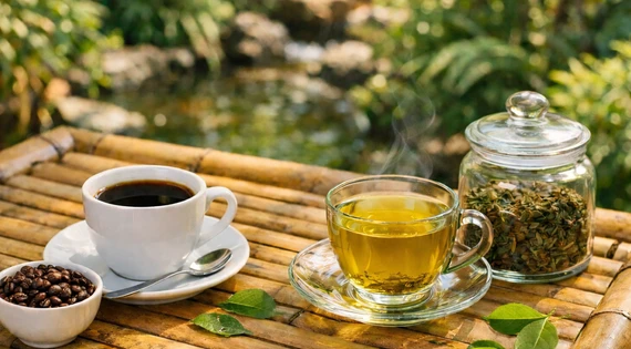 Đẩy lùi gan nhiễm mỡ nhờ uống cà phê, trà mỗi ngày