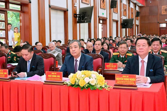 Quang cảnh Đại hội đại biểu Đảng bộ phường Pleiku. Ảnh: Đức Thụy