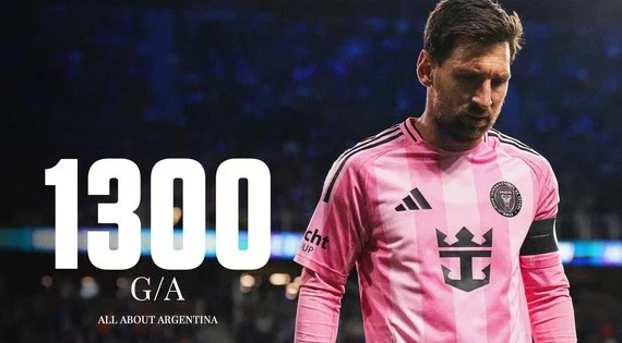 Messi ghi 1 bàn, lập hat-trick kiến tạo để đạt 'con số không tưởng