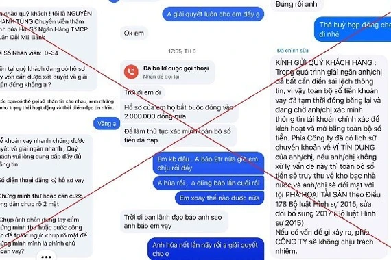 Giả danh nhân viên ngân hàng cho vay tiền trên mạng xã hội để lừa đảo