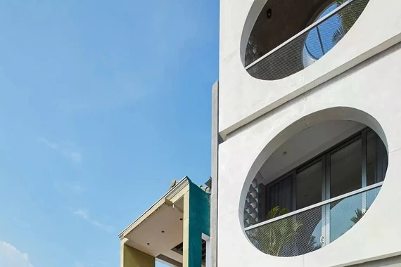 Ấn tượng với nhà phố được lấy cảm hứng từ đàn guitar