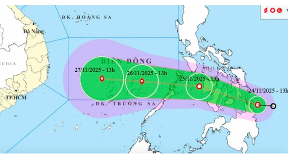 Áp thấp nhiệt đới khi nào thành bão số 15, khu vực nào chịu tác động?