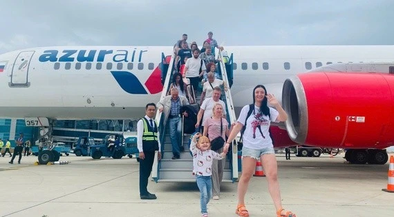 Lượng khách Nga đến Nha Trang – Khánh Hòa nghỉ đông đang tăng mạnh, gấp 2,6 lần so với năm ngoái.