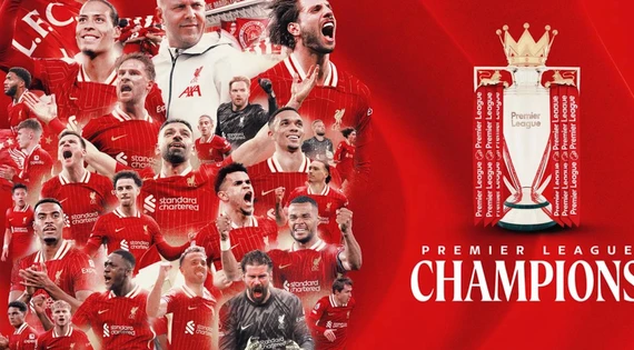 Liverpool đăng quang sớm 4 vòng, HLV Slot đạt kỳ tích