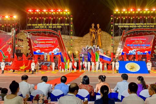Diễu hành biểu dương lực lượng tại Liên hoan quốc tế võ cổ truyền Việt Nam lần thứ IX - Gia Lai 2026