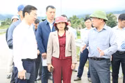 Chủ tịch UBND tỉnh Phạm Anh Tuấn kiểm tra các dự án, công trình trọng điểm tại khu vực phía Tây 