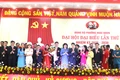 Ban Chấp hành Đảng bộ phường Hoài Nhơn nhiệm kỳ 2025 - 2030 ra mắt Đại hội. Ảnh: M.H