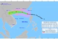 Bản đồ dự báo quỹ đạo và cường độ bão số 09 phát lúc 08h00 ngày 23/9/2025