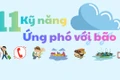 11 kỹ năng ứng phó với bão
