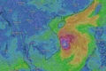 Bão đang tiến sát về đất liền.