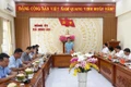 Phó Bí thư Tỉnh ủy, Chủ tịch Ủy ban MTTQ Việt Nam tỉnh Nguyễn Ngọc Lương kiểm tra tình hình hoạt động tại xã Hoài Ân và Ia Sao