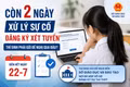 Còn hai ngày xử lý sự cố đăng ký xét tuyển: Thí sinh phải gửi đề nghị qua đâu?