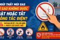 Ngửi thấy mùi gas trong nhà, vì sao không được bật hoặc tắt công tắc điện?