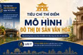 Tiêu chí thí điểm mô hình đô thị di sản văn hóa