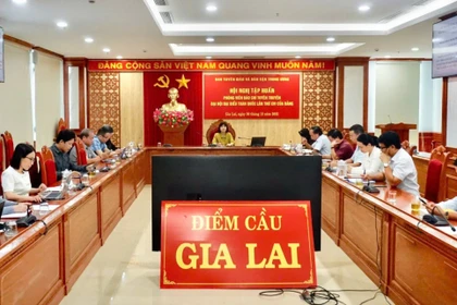 Hội nghị tập huấn cho cán bộ, phóng viên báo chí tuyên truyền Đại hội đại biểu toàn quốc lần thứ XIV của Đảng