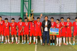 Trường Tiểu học Chu Văn An và THCS Nguyễn Văn Cừ vô địch Giải Bóng đá học sinh thành phố Pleiku