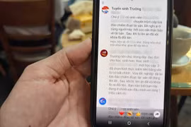 Đối tượng H. đã đăng lên nhiều hội nhóm của nhà trường để bôi nhọ danh dự của em L. Ảnh: Văn Ngọc