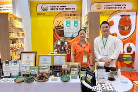 Các sản phẩm OCOP của HTX Nông nghiệp và dịch vụ Nam Yang (ảnh đơn vị cung cấp).