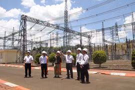 Tổng Giám đốc Tổng Công ty Truyền tải điện quốc gia kiểm tra tại Gia Lai