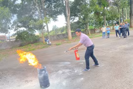 Hơn 180 học viên được huấn luyện nghiệp vụ PCCC 