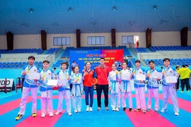 Các VĐV Gia Lai giành được 13 huy chương. Ảnh: Công Tuấn