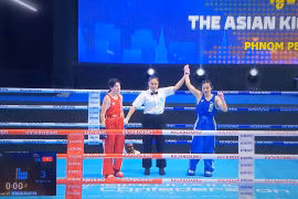 Lê Thị Nhi giành huy chương vàng ở Giải Vô địch Kickboxing châu Á