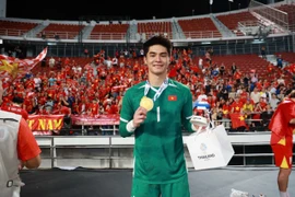 Trung Kiên lọt vào Top 5 Quả bóng vàng Việt Nam. 