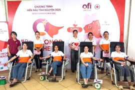 Ban tổ chức đã tiếp nhận gần 90 đơn vị máu