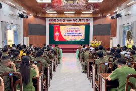 Xã Chư Sê đã ra mắt lực lượng bảo vệ ANTT ở cơ sở.