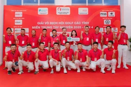 Gia Lai giành chức vô địch Giải Vô địch hội golf các tỉnh miền Trung-Tây Nguyên 