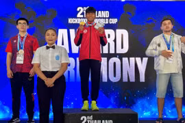 Tỏa sáng ở Giải Kickboxing World Cup, các võ sĩ Gia Lai giành 11 huy chương